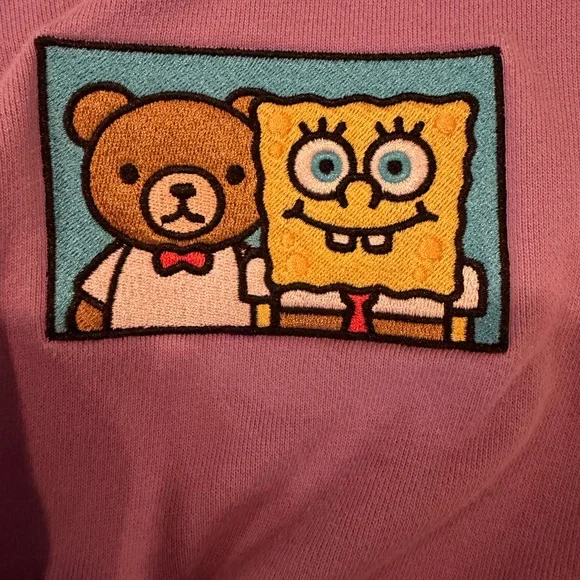 Teddy Fresh x SpongeBob Limted Edition Hoodie Y2K - Picture 5 of 6
